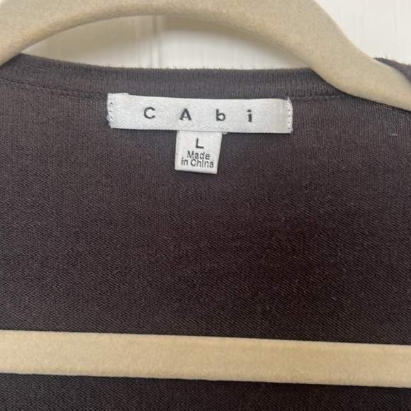 Cabi charcoal grey knit waterfall cardigan - Picture 2 of 3